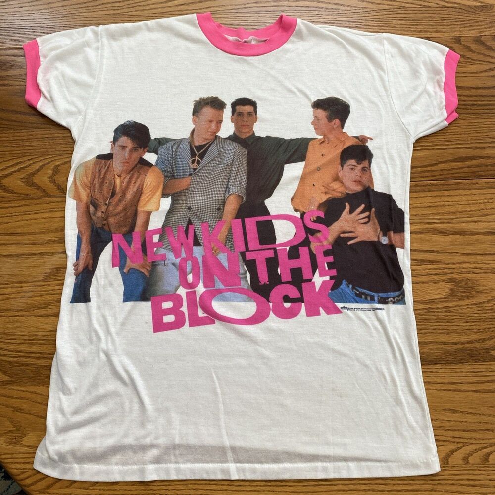 New Kids On The Block Shirt 1990 Rock Nites Women’s Sleep tee